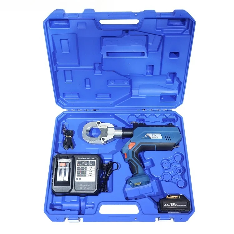 ECT-50 Intelligent LCD Display 6T Electric Hydraulic Wire Cutter Pliers New Flip Top Design for Efficient Cutting Tool