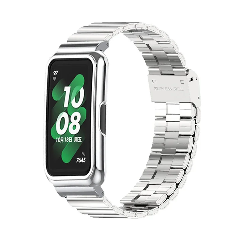 حزام من الفولاذ المقاوم للصدأ لشريط هاوي ، سوار ذكي ، سوار معدني ، واقي حافظة ، غطاء واقي ، شريط 9 ، 8 ، 7 ، 6