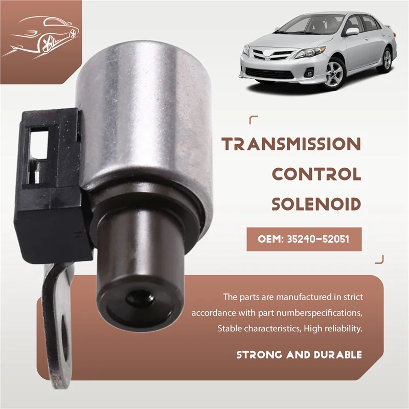 

Соленоид управления коробкой передач автомобиля, номер детали 35240-52051 3524052051 для Toyota Corolla Yaris Matrix Scion XA XB XD 2006-2018
