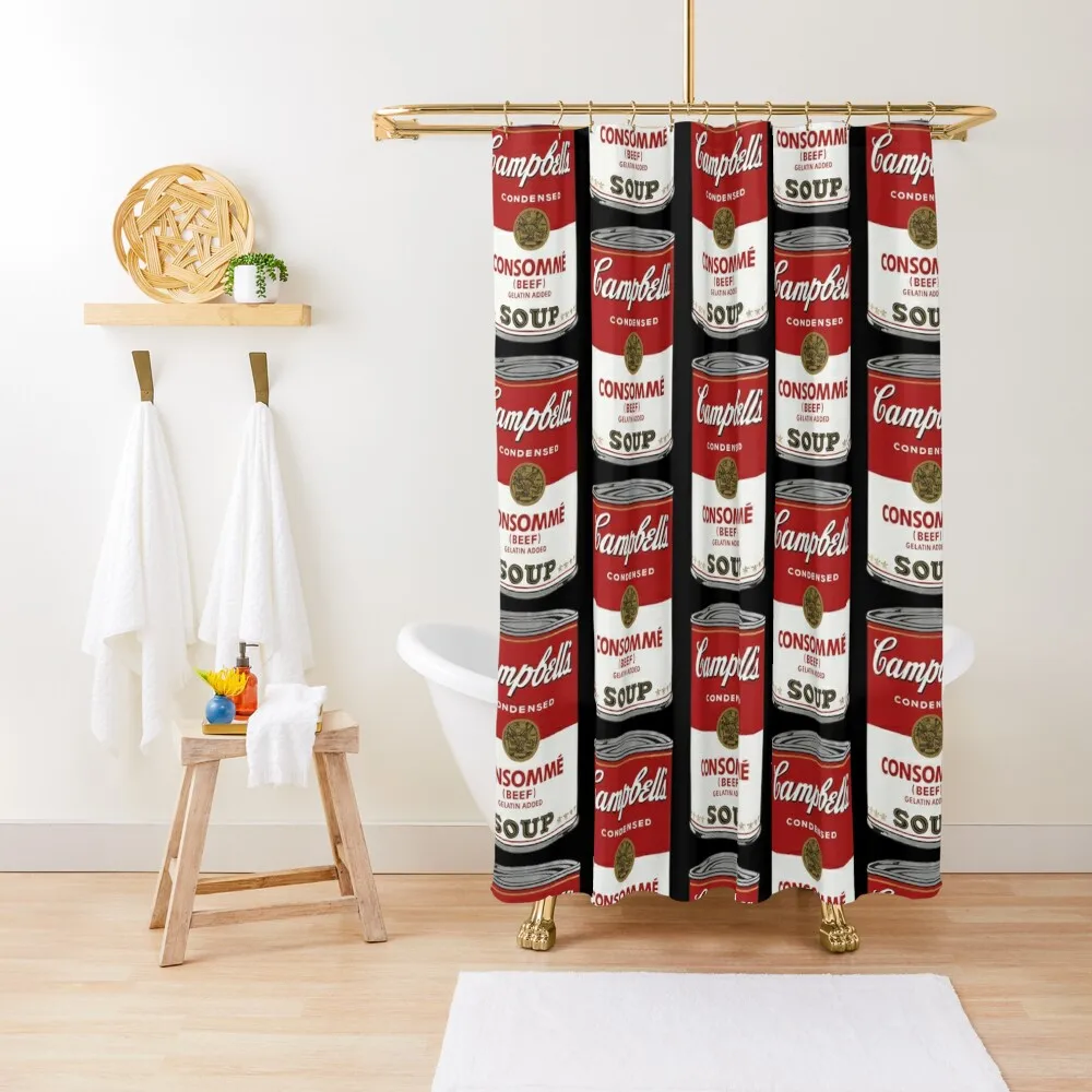 

soup, tomato, tomato soup,campbells, Shower Curtain Waterproof Bathroom Shower For The Bathroom Bathtub Bathroom Box Curtain