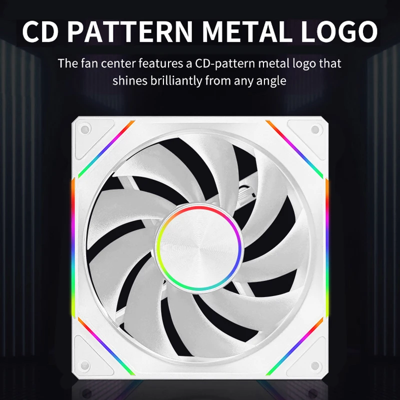 UPSIREN PF-14 PRO 140mm chassis fan Motherboard lighting synchronization/ ARGB+PWM Case fans Reqular/Reverse version optiona