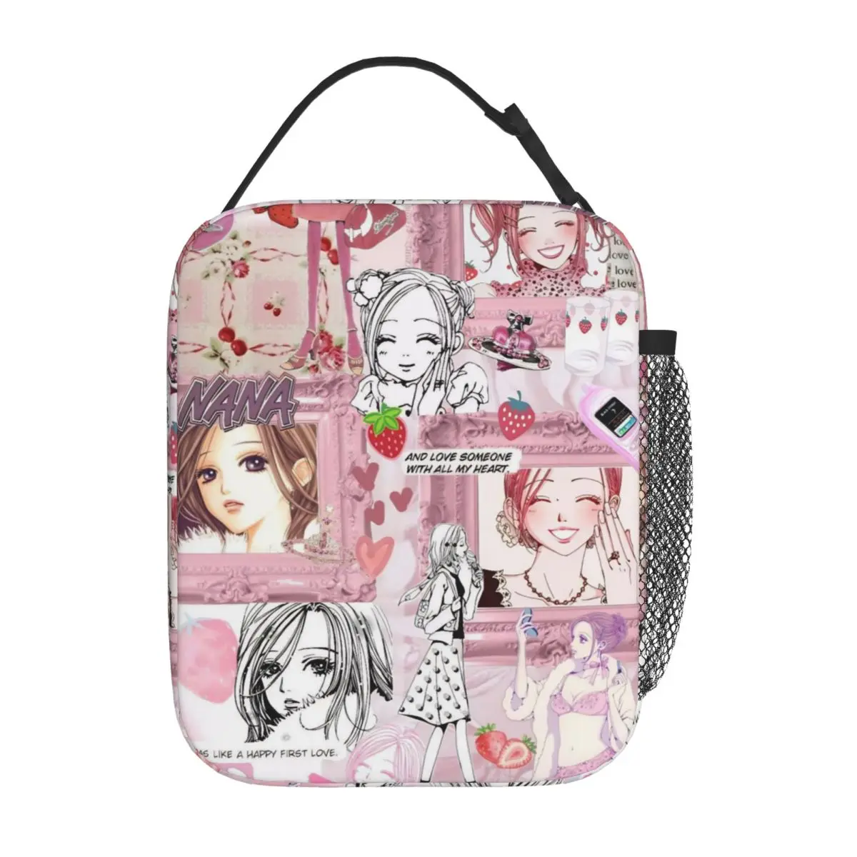 Nana Hachi Insulated Lunch Bags Thermal Bag  Lunch Container Anime Leakproof Tote Lunch Box Food Storage Bags Beach Outdoor