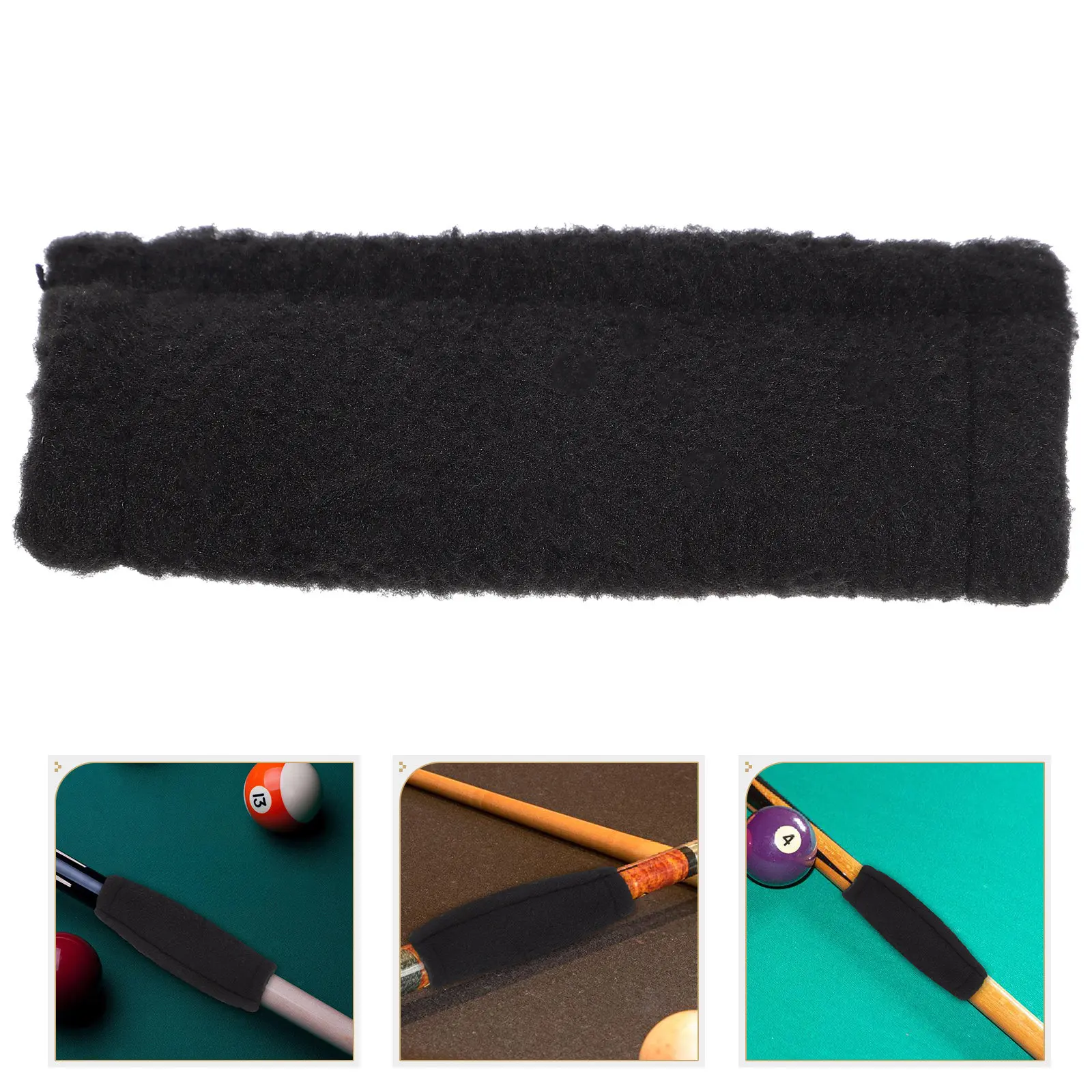 

Reusable Cotton Billiard Cue Cleaning Cloth Wear-Resistant Snooker Pool Cue Accessories Shaft Polisher Tool for Pool Stick