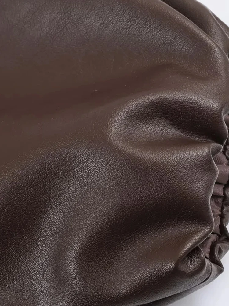 Giacche e Cappotti da Donna in Ecopelle, Stile Casual, Monopetto, Elegante Giacca da Strada Femminile