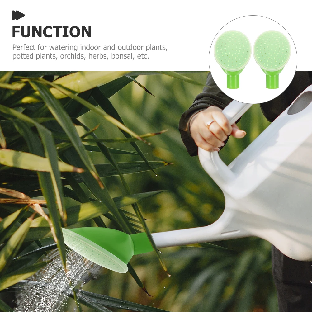 

2pcs Watering Nozzle 1.5cm Green Sprinkler Cap for Plants Garden Home Durable Plastic Easy Water Can Cap Sprinkler Nozzle