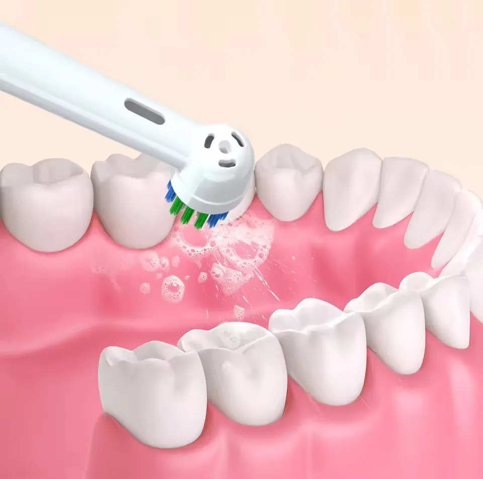 Kids Cartoon Toothbrush Battery Operated Soft Vibrating Head for 3-15Y Gum Care