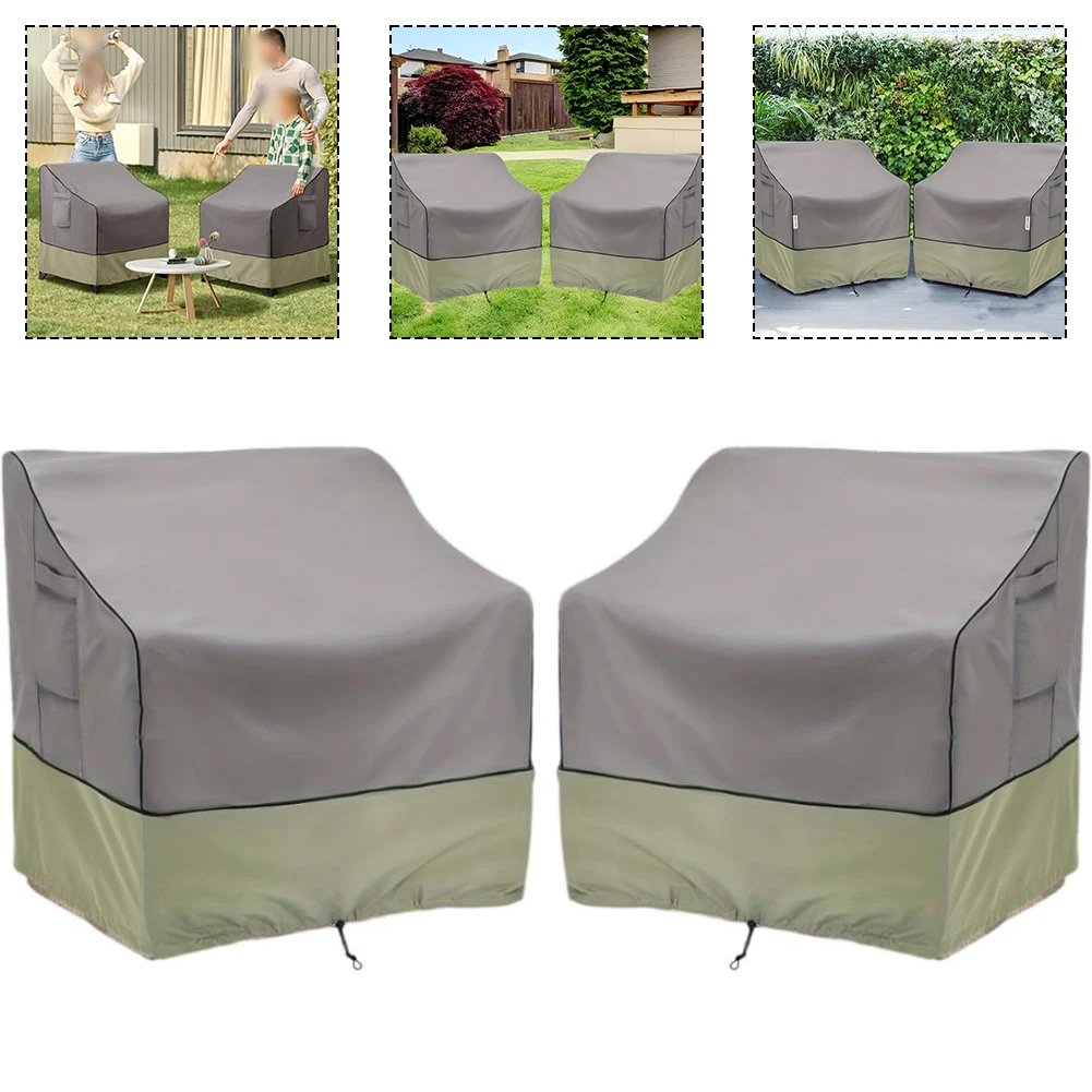 

Чехол для садовой мебели, защитный чехол для уличной мебели, 85*82.5*77см, пылезащитный, с регулируемым креплением на шнурке