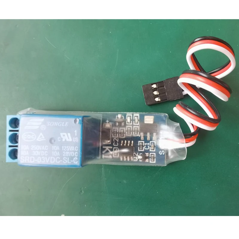 RC PWM Relay Switch Max DC 30V 10A Support 5-12V Receiver For Model Airplane Night Light Multi-Function Controller Module