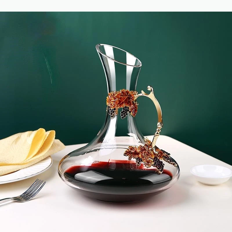 Glass Pitcher Wine Decanter Wine Dispenser Flagon Glass Wine Bottle Hip Flasks Barware Wine Pot Bar Accessories Gift