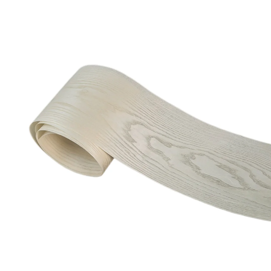 White Ash Veneer, 0.3mm Thick, Size 250x16cm, Suitable For Gift Box And Guitar Body Veneering.