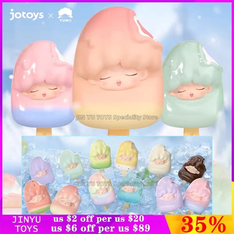 

JOTOYS YUMO Mini Popsicles Series Blind Box Confirm Style Cute Anime Action Figure for Girls Caja Misteriosa Model Trendy Gifts