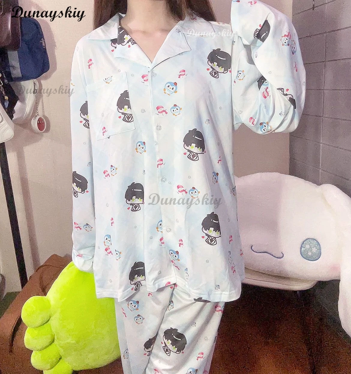 Love and Deepspace Sylus Xavier Zayne Rafayel Sleepwear Cosplay Game Pajamas Family Casual Clothes Garments Dress Woman Outfit