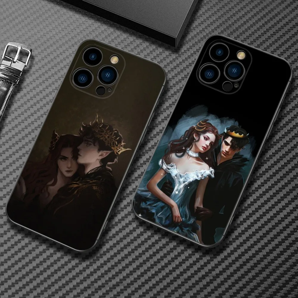 The Cruel Prince Jude Cardan Phone Case For iPhone15,14,13,12 Mini 11 Pro XR,X,XS,MAX 7,8 Plus Silicone Cover Soft Black