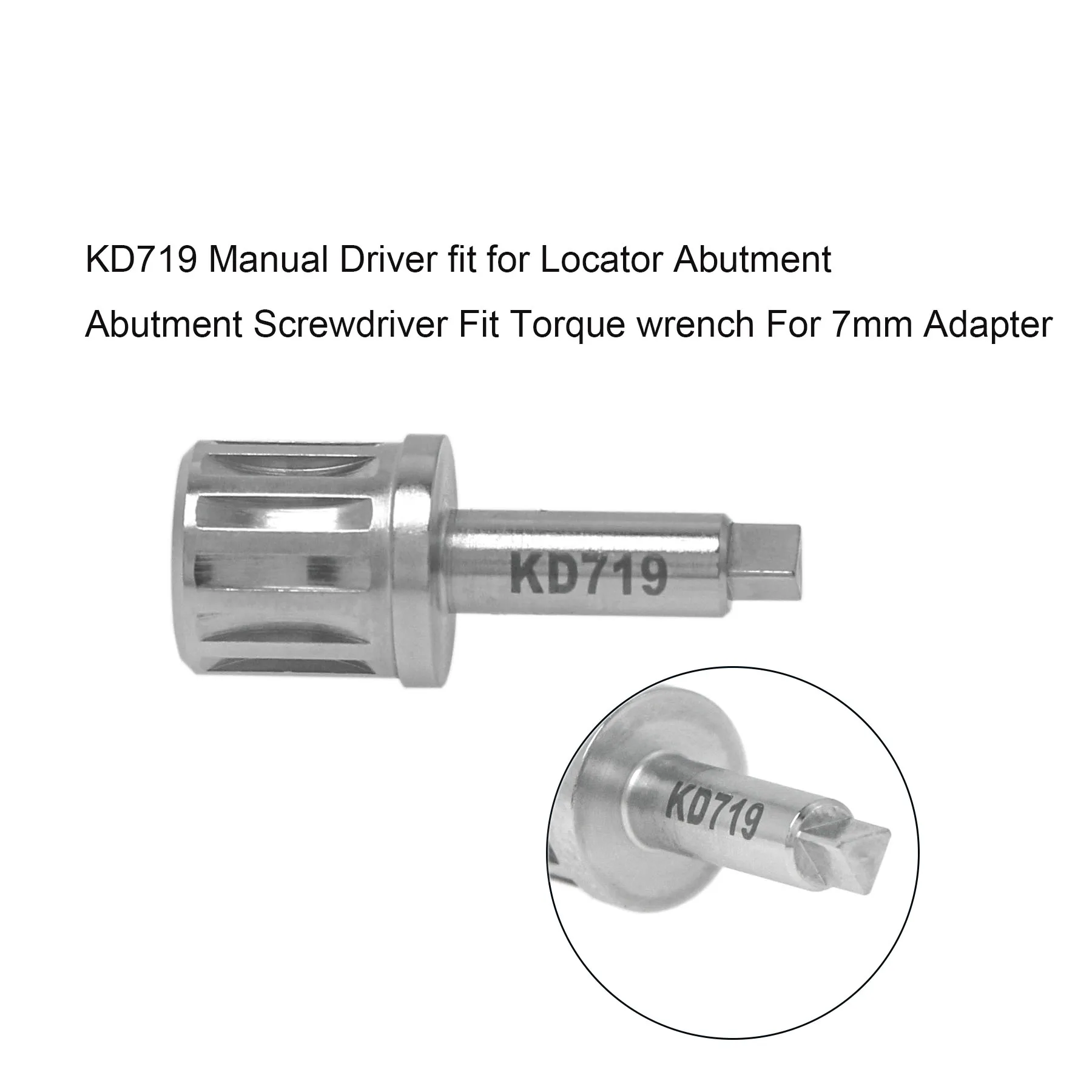 

1/2 PCS Dental Manual Driver KD719 for Abutment Screwdriver fit Torque Wrench