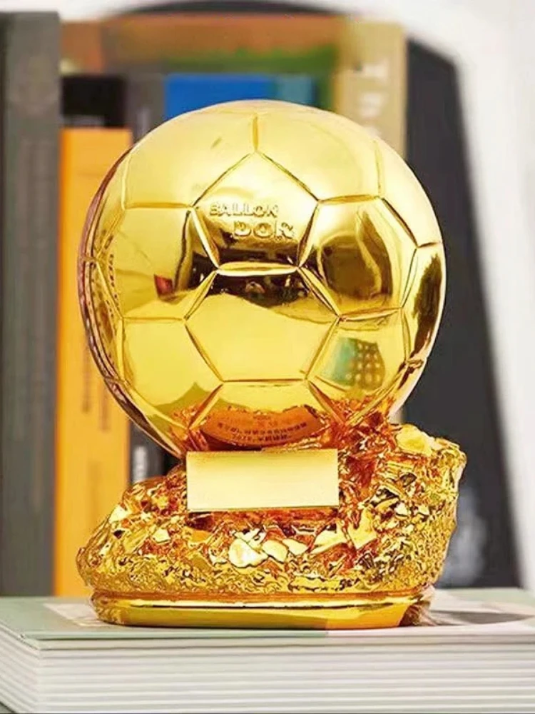 European Football Golden Ball Award Souvenir Football Cup Champion Player Competition Award Gold Model Gift Fans Souvenir Gift