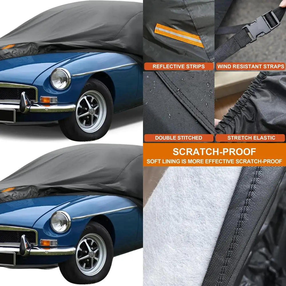 

Custom-Fit Waterproof Car Cover for MG MGB (1966-1980) - All-Weather Protection Against Rain, Sun & UV