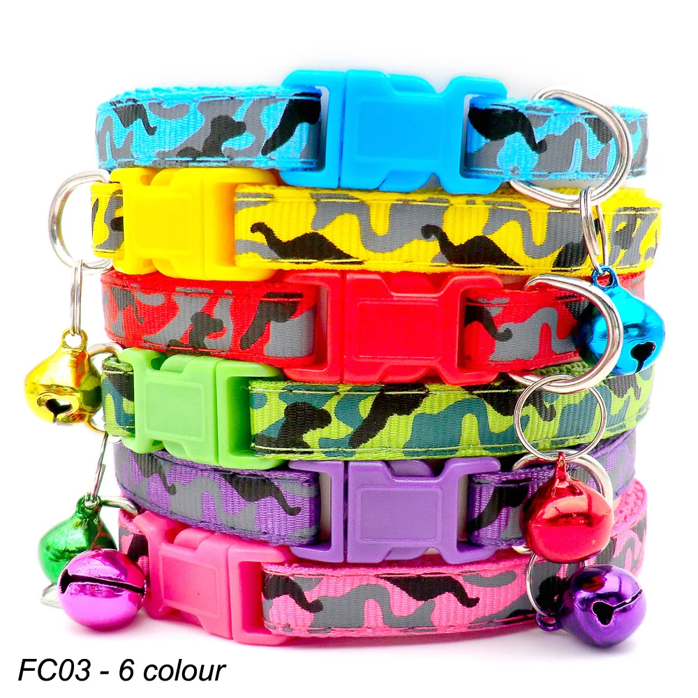 Wholesale 24Pc Pet Dog Collar Cute Paw Print Cat Adjustable Puppy Neck Strap Personalized Reflective Neck Ring Ties Rabbit Plate