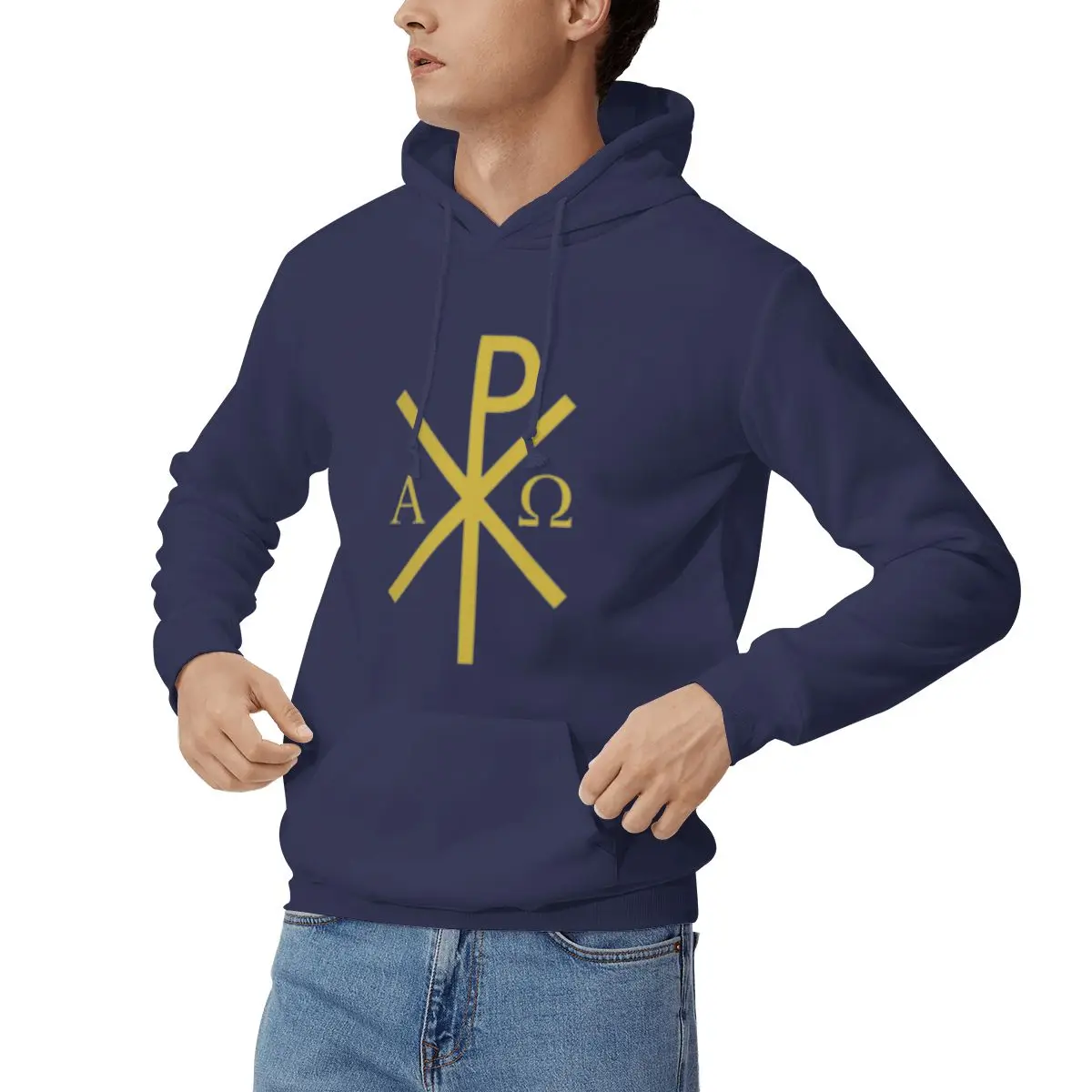 Sign Of Christ,Chi Rho,Christogram Hoodies Men Women Casual Pullover Sweatshirts Fashion Long Sleeve Hooded Autumn Winter