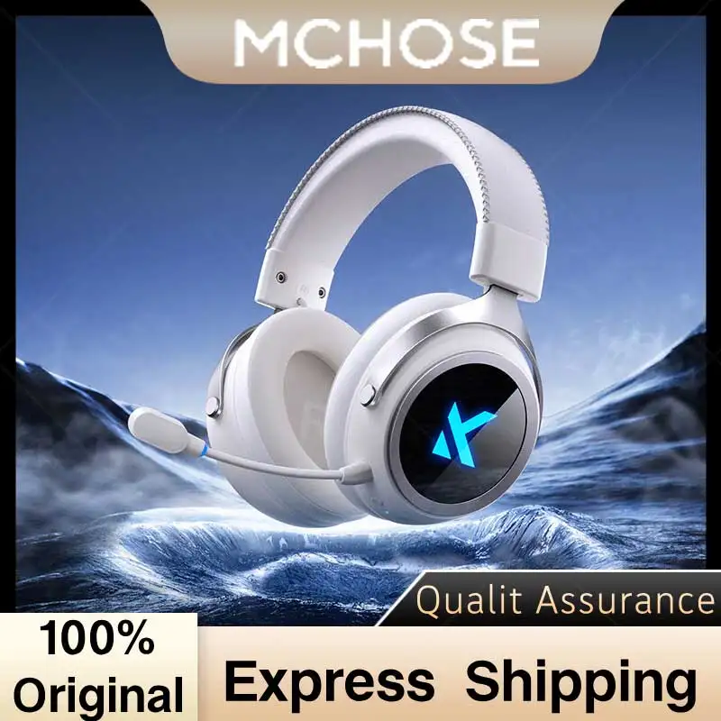 

Игровая гарнитура MCHOSE X9 - беспроводная, 3 режима, 2.4G, Bluetooth, для компьютера, объемный звук 7.1, с микрофоном