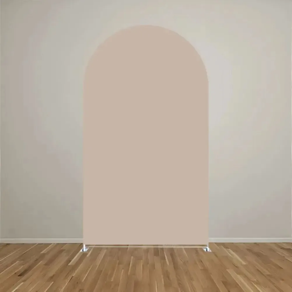 Khaki Arched Background Cover, Wedding Background Wall, Baby Shower, Gender Revelation, Party Decoration, Photography Background