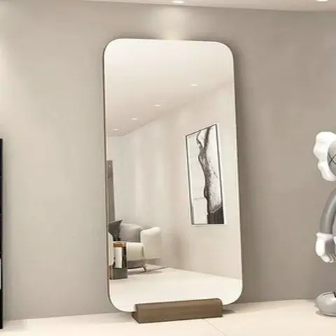 Creative Modern Wall Mirror Art Makeup Design Rectangle Large Floor Mirror Full Length Clothes Espejo Cuerpo Entero Home Decor