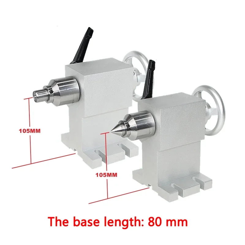 CNC Tailstock Waterproof for 4th Rotary A Axis Router Activity Tailstock 4Axis for CNC Router Engraver Milling Machine