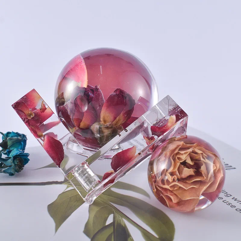 

Форма для хрустального шара для DIY круглый шар, ночник, держатель из эпоксидной смолы, набор форм для бутылок, шарик звездного неба, сфера, силиконовая форма из смолы