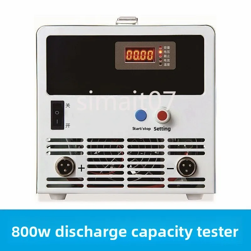 110V/220V Electronic Load Battery Tester - 60A 1600W, Charge/Discharge for Lithium & Lead-Acid Batteries