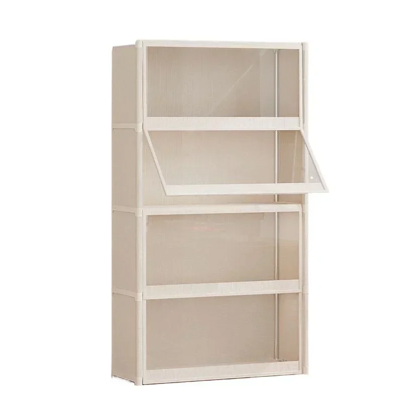 Multi-layer floor-to-ceiling bookshelves, strong and durable children's book storage cabinets for home use