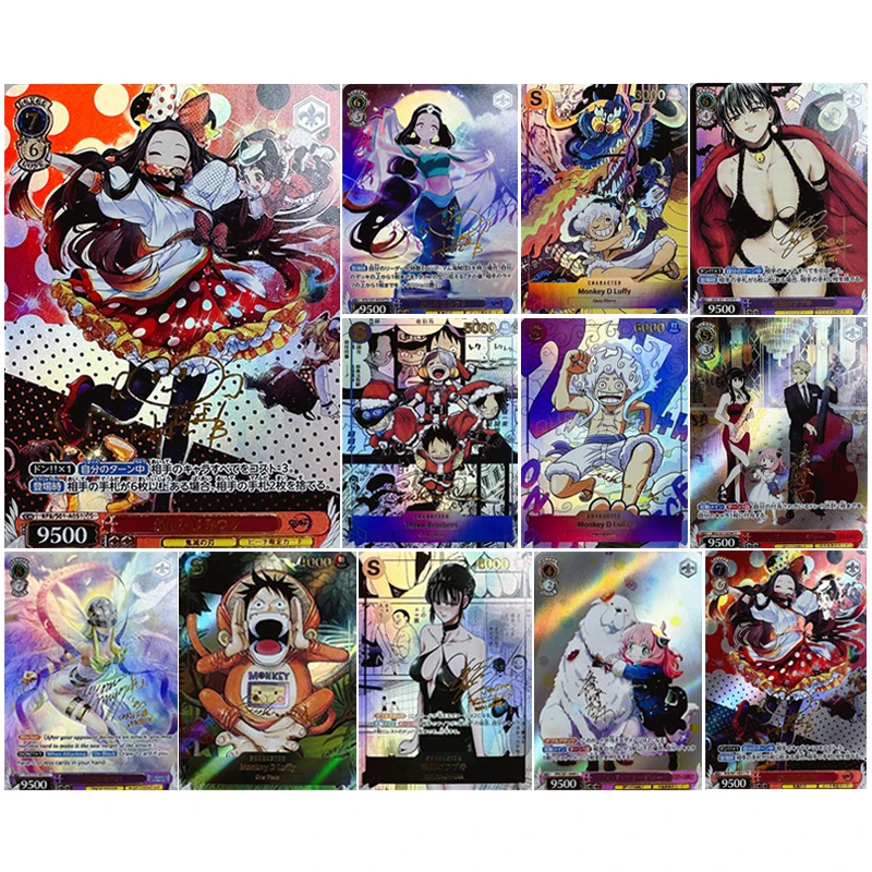 

Anime Goddess Story Characters Yor Forger Monkey D Luffy Uta Kamado Nezuko Diy Flash Cards Christmas Birthday Gifts Game Toys