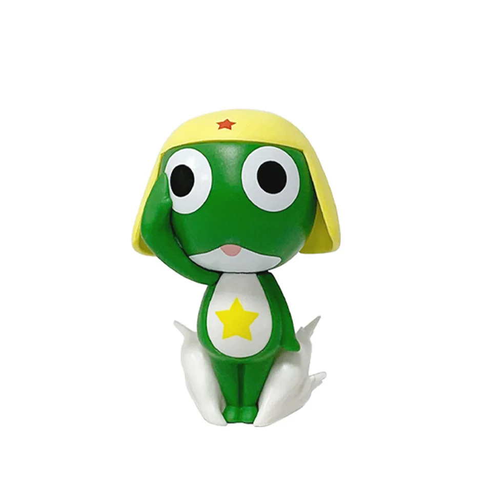 Anime-Peripheriegerät im neuen Stil „KERORO“: Sergeant, private zweite Klasse und Corporal-Roboter-Alien-Figur, Geschenk- und Sammelartikel