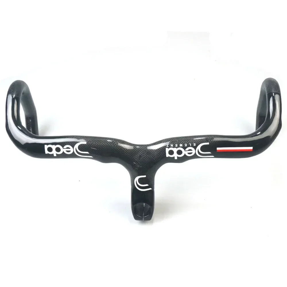 DEDA Full Carbon Fiber Road Bicycle Handlebar Integrated Bent Bar Internal Routing Road Bike Parts