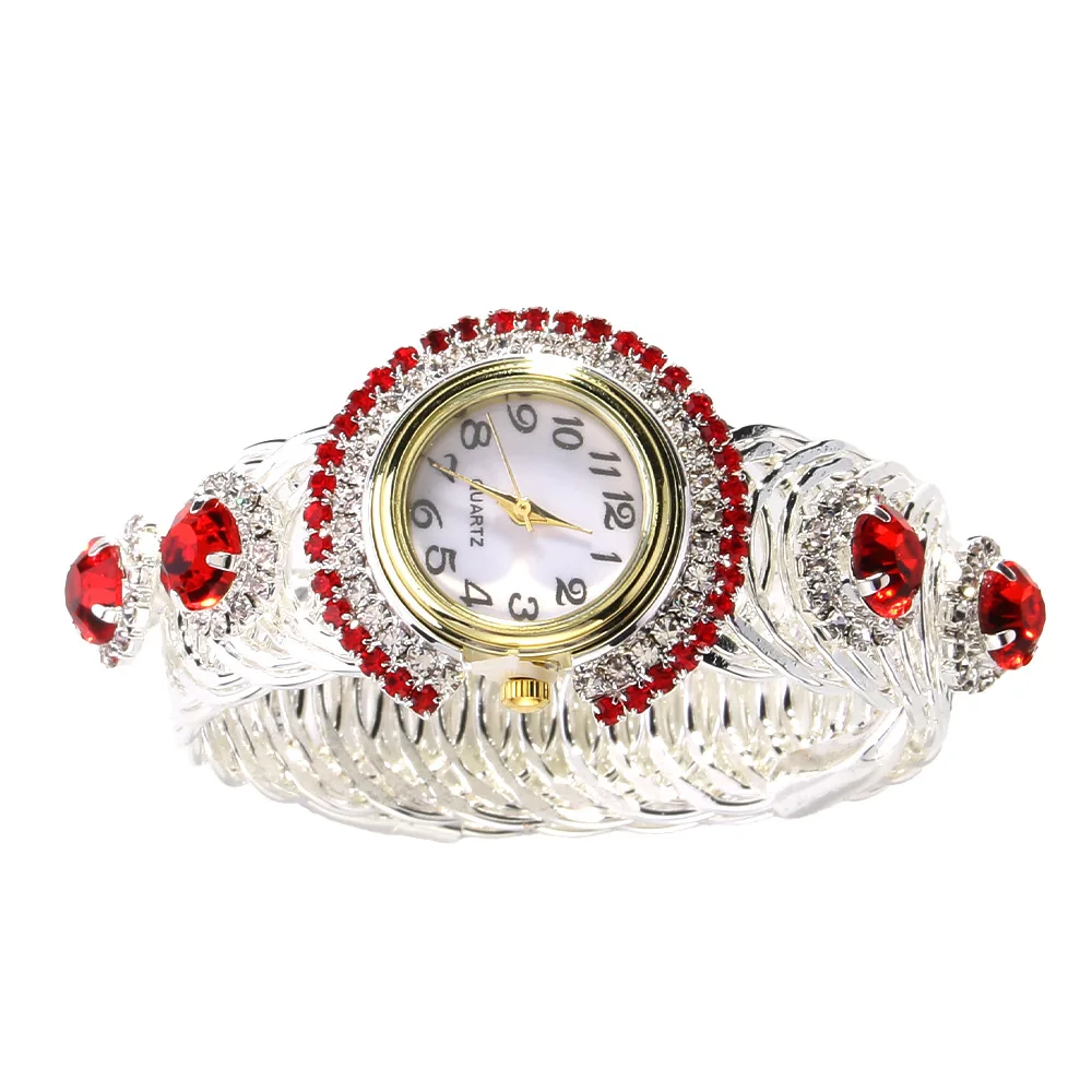 Роскошные женские часы-браслет со стразами, модный браслет из сплава, женские кварцевые наручные часы для женщин, винтажные элегантные женские часы в подарок