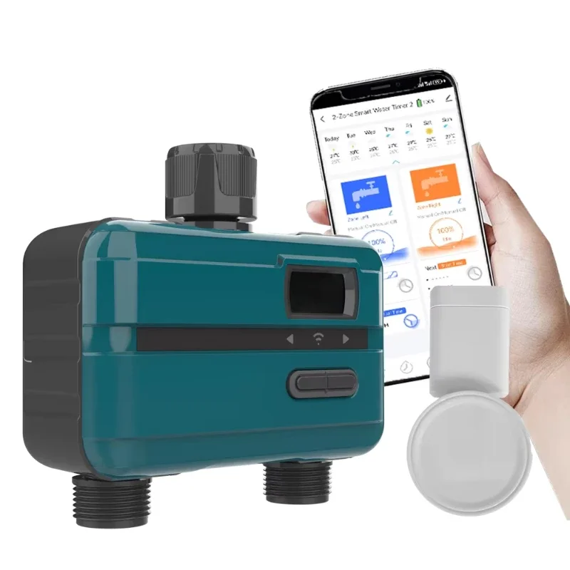 

Smart Wifi Hose Faucet Spray Controller Wireless Remote Control Automatic Watering Irrigation Water Timer