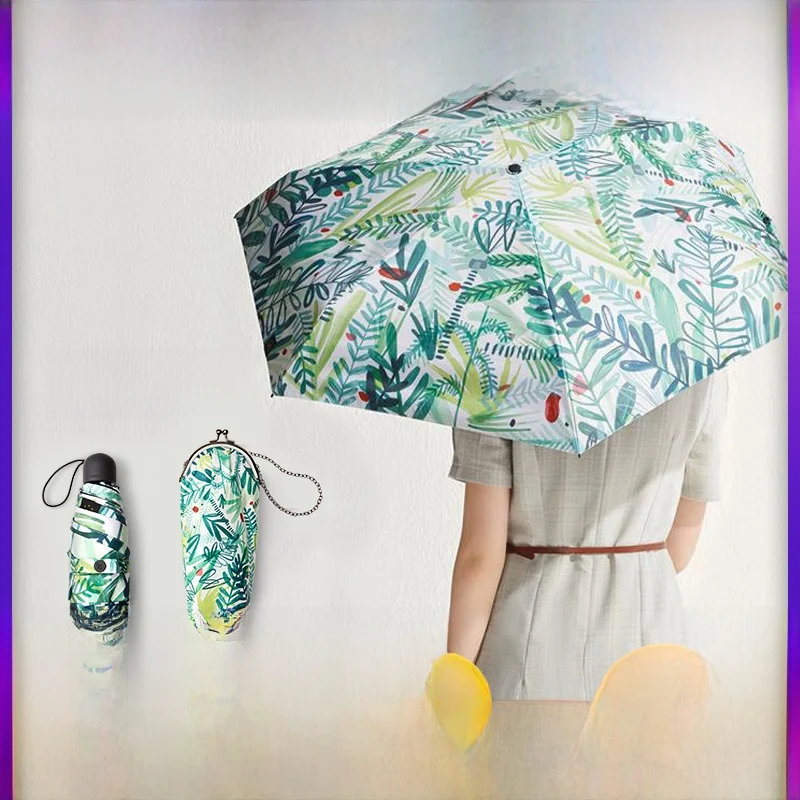 

Bananain Sun Protection Umbrella ket Umbrella Portable Ultra-light UV Protection Sunade Rain And Sun Dual-purpose W...