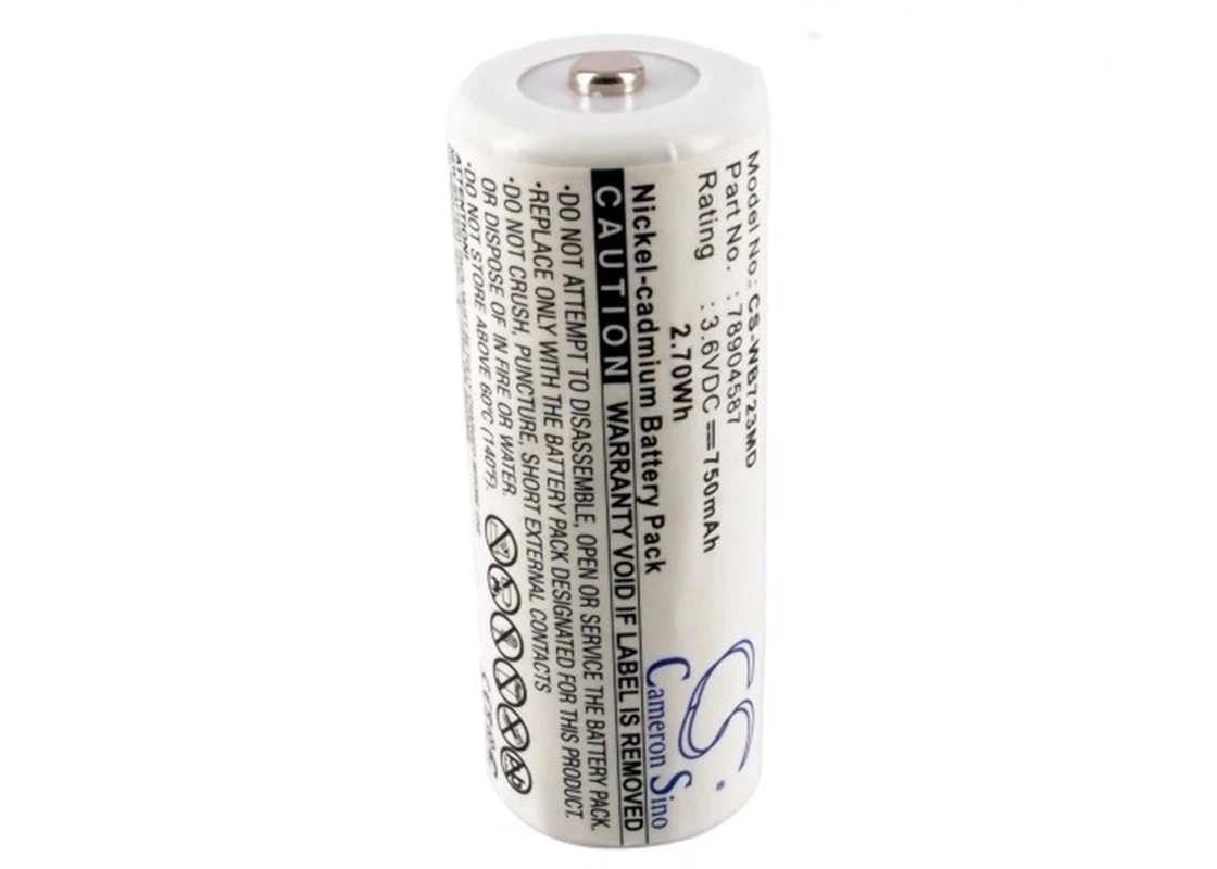 Medical Battery 3.6V/750mAh 78904587 for Welch-Allyn 71000C,71020A,71000A,71020C,71055C,72300