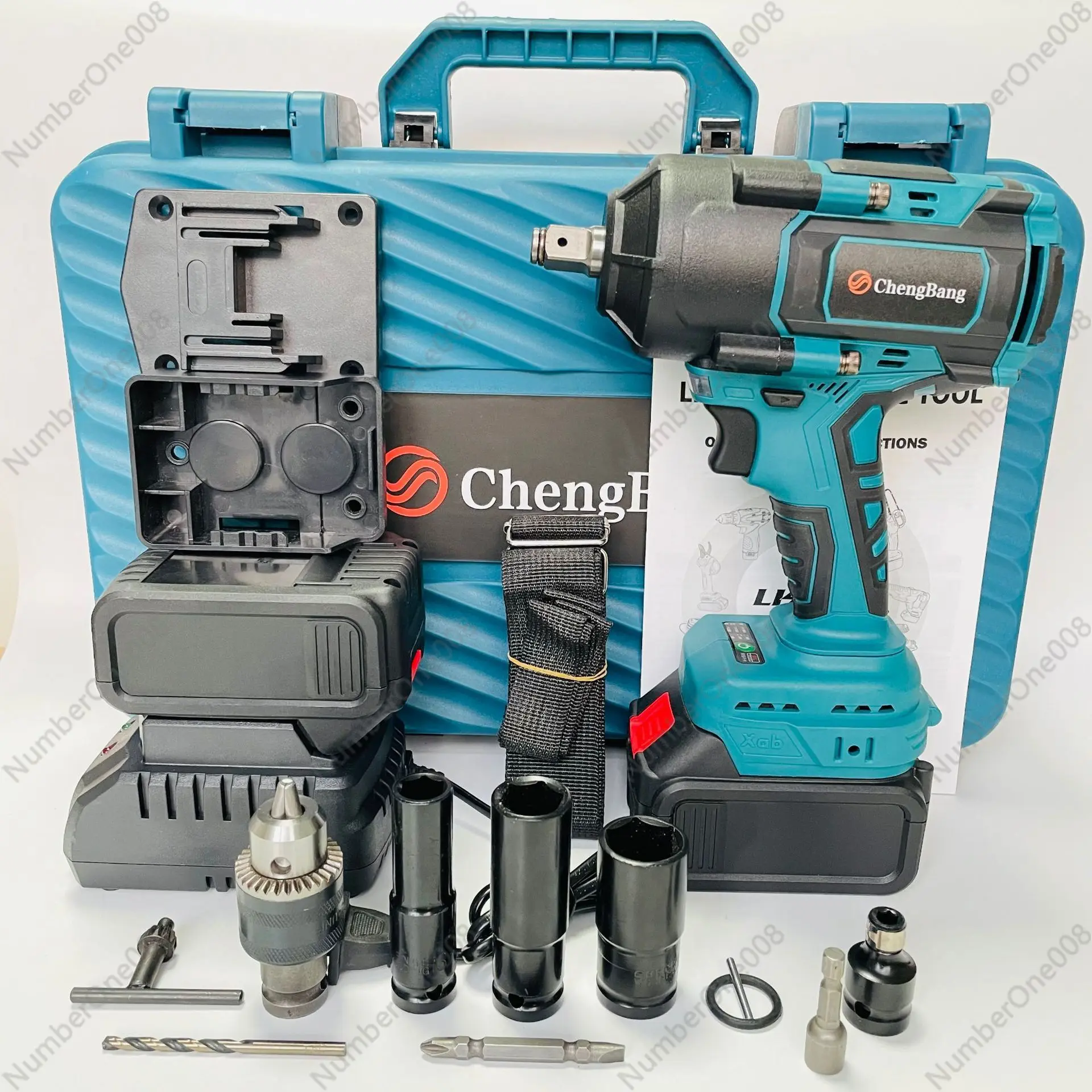 

Source Factory, Foreign Trade Lithium Battery Brushless Set Wrench W23A03 Real 850N.m (MT Socket)