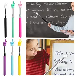 Finger Reading Guide Preschool Teaching Tools Retractable Sticks Educational Learning Toys For Children Class Whiteboard Pointer