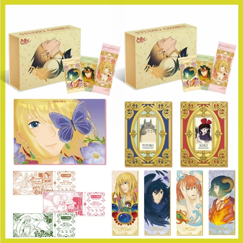 

New Full Range Miyazaki Hayao Card Booster Fairy Tales Classic Anime Childhood Memories Cherished Children's Toy Girls