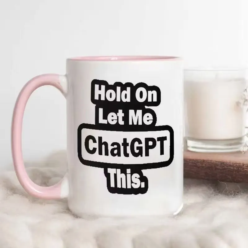 1 Piece of Novelty Merchandise That Makes Me Feel Proud: My Chatgpt Coffee Cup, 301-400ml, an Interesting Gift