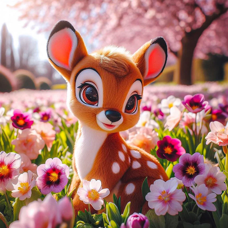 Handgemachte DIY Cartoon Tier Diamant Malerei Kit Wasser Diamant Hirsch Blume Kreuzstich Diamant Mosaik Home Dekoration