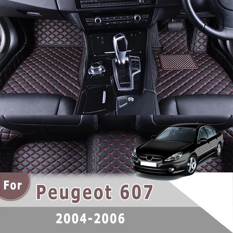 

Автомобильные коврики RHD для Peugeot 607 2004 2005 2006, автомобильные коврики, аксессуары для интерьера автомобиля, погодные детали, искусственная кожа для стайлинга