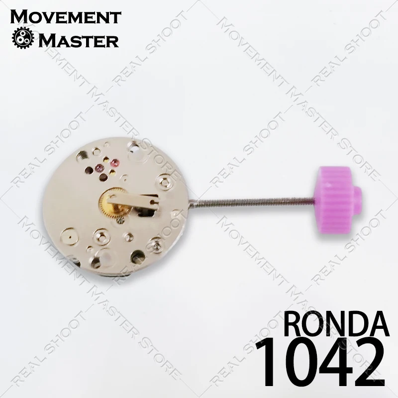 กลไกนาฬิกาควอตซ์รอนดา 1042 ขนาดเส้นผ่านศูนย์กลาง 10.4 มม. แบบ 2 เข็ม หมายเลข แบตเตอรี่ 335 สำหรับซ่อมและอะไหล่ทดแทน