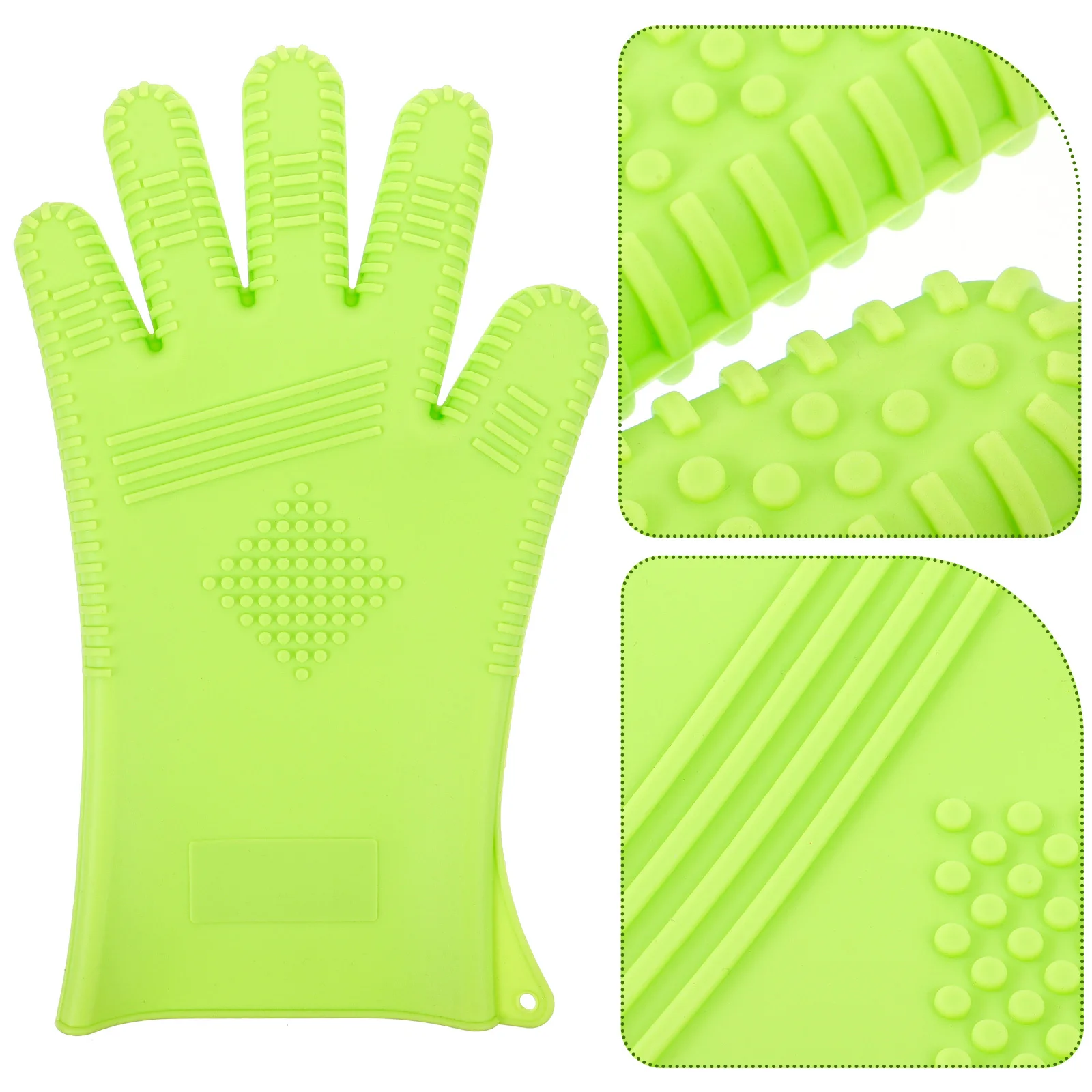 

FOMIYES силиконовые парикмахерские перчатки термостойкие для приготовления пищи, гриля, барбекю, духовки, укладки для мужчин и женщин