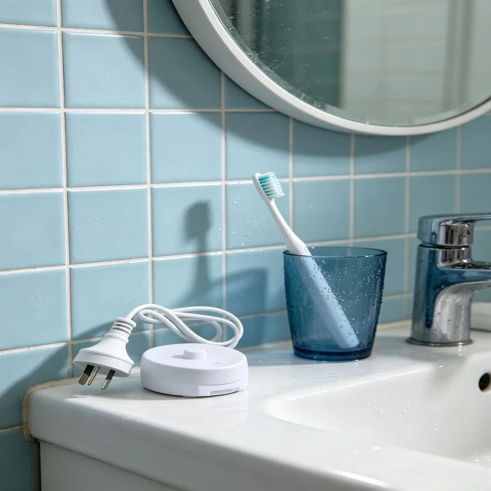 

3-Pin AU Plug Inductive Charger Base, Electric Toothbrush Replacement for Braun Oral B 3757 D36 D12 Pro 600 1000 4000 5000 7000