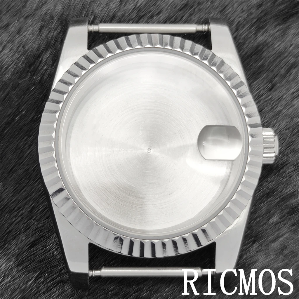 

Корпус часов 36 мм для DATEJUST с сапфировым стеклом, водонепроницаемый, подходит для NH35 NH36 ETA2836 Miyota8215 DG2813