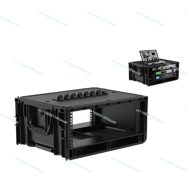 Rack Case, Portable Movable Stage Equipment, Shock Absorption, Dust-proof, Audio and Video Protection Rack Case