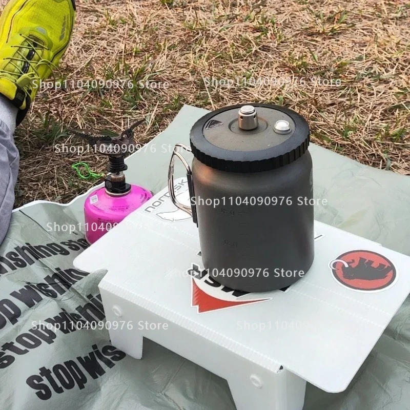 Outdoor Lightweight Pressure Cooker Hiking Riding High Altitude Cooking Pot Mini Pressure Cooker