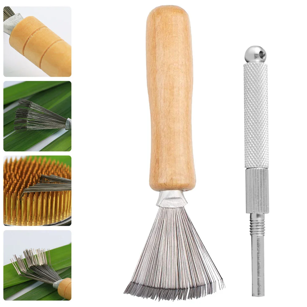 Flower Arrangement Tool Arranging Helper Plants Cleaning Stainless Steel Tools Corrector Rake Rectifier Durable