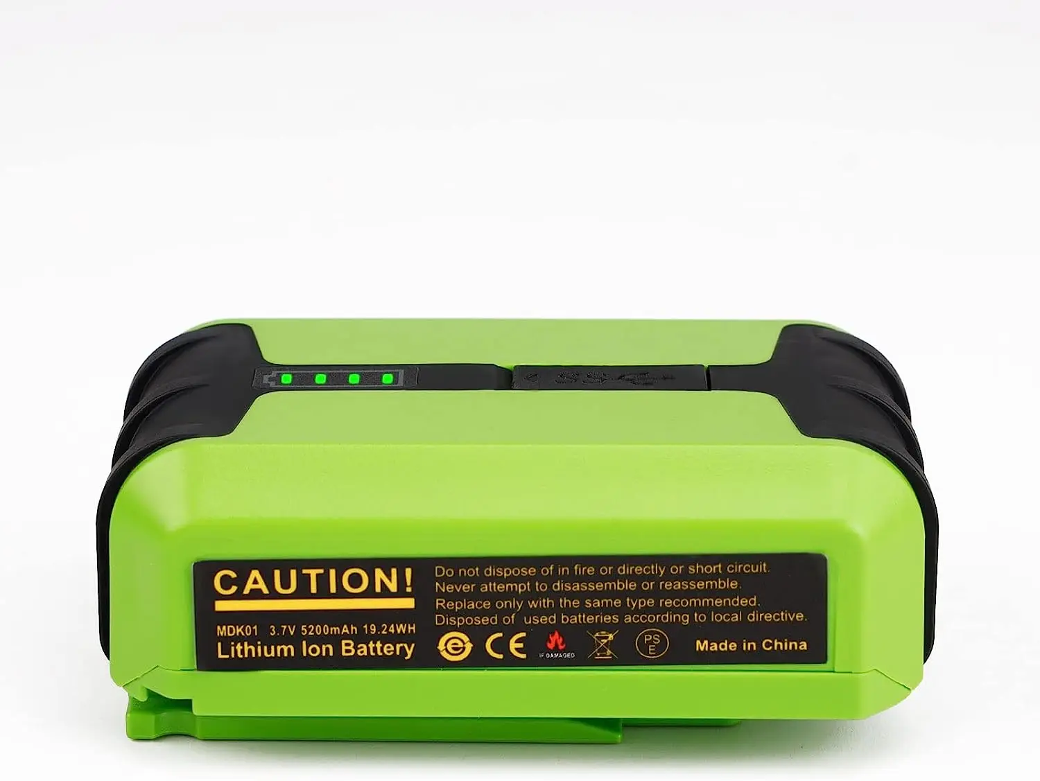 Huepar Lithium Battery for Huepar L011G/LS03CG/LS04CG/NT411 Cross Lines Laser Level 3.7V 5200mAh Extra Backup Li-ion Battery